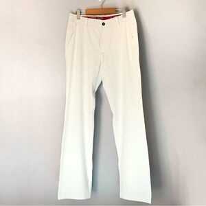 Men's White Under Armour Golf Pants